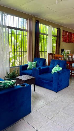 Puerto Jimenez House | Blue House with Air-Conditioning
