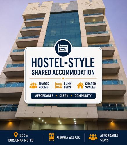 Old Dubai Apartment | Burjaman Budget Sharing Hostel in Bur Dubai