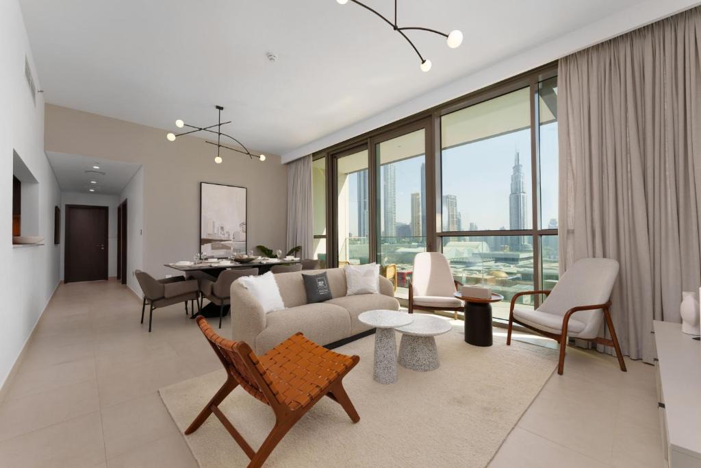 Bur Dubai Apartment | Elite Escape - 3 BHK Burj View & Dubai Mall Access