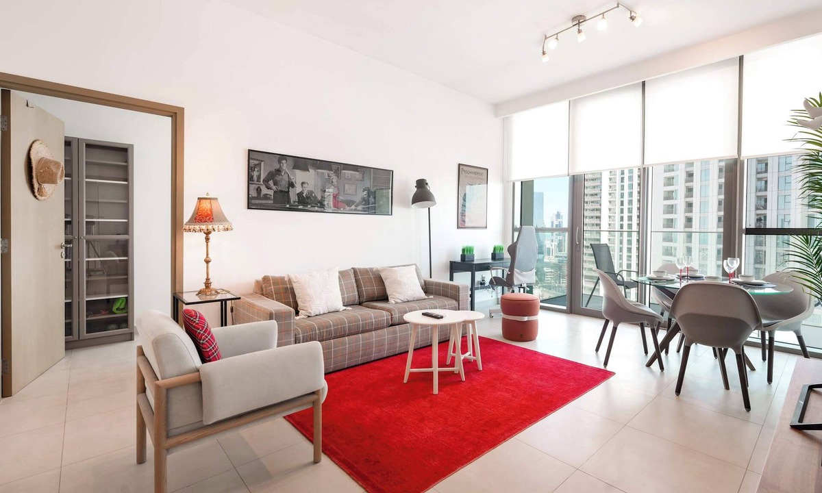 Bur Dubai Apartment | Free housekeeping visits during your stay - StayShort - 2 Bed in Downtown Dubai that Sleeps 4 with Canal Views!
