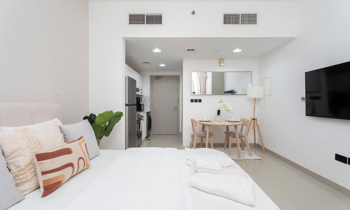 Dubai Production City Apartment | Gala Guests - Lakeside Tower Living