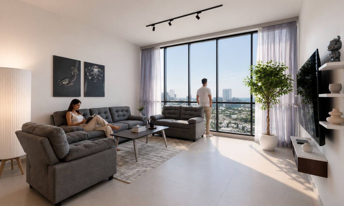 Dubai Media City Apartment | HAVN - High-Floor 2- Bed at Hilliana, Burj View