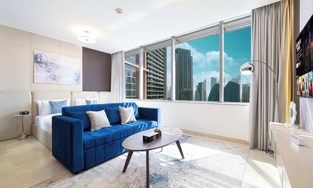 Bur Dubai Apartment | King Bed & Modern Comfort Studio in DIFC Downtown