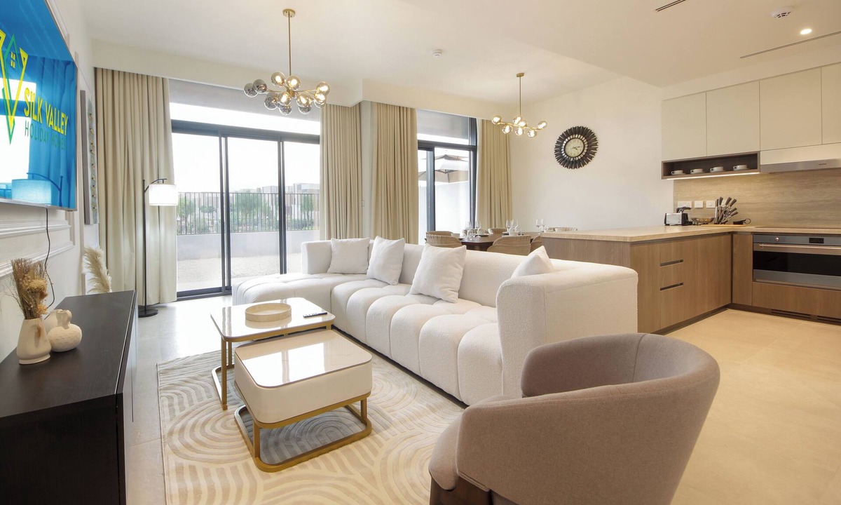 Dubai Villa | Luxury 3BR + maid's villa with pool view and steps away from the Park