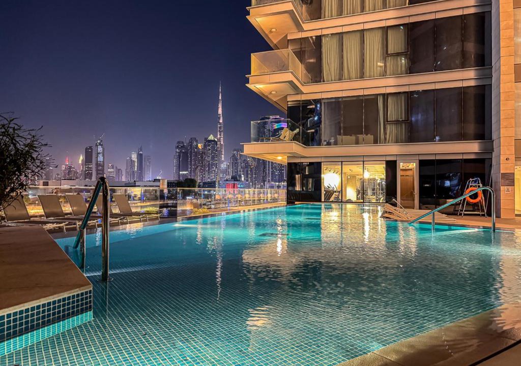 Al Safa Apartment | Premium Canal Front 3BR- Burj Khalifa & Canal Views -Near Safa Park