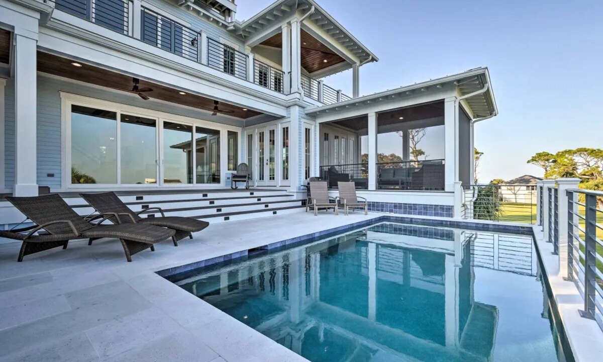 Saint Helena Island House | Spectacular Ocean, Golf and Sunrise views-Heated Pool-Luxury Family Retreat