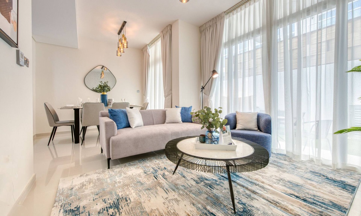Dubai Ski Chalet | Spell-binding 3BR Townhouse at DAMAC Hills 2 Albizia by Deluxe Holiday Homes