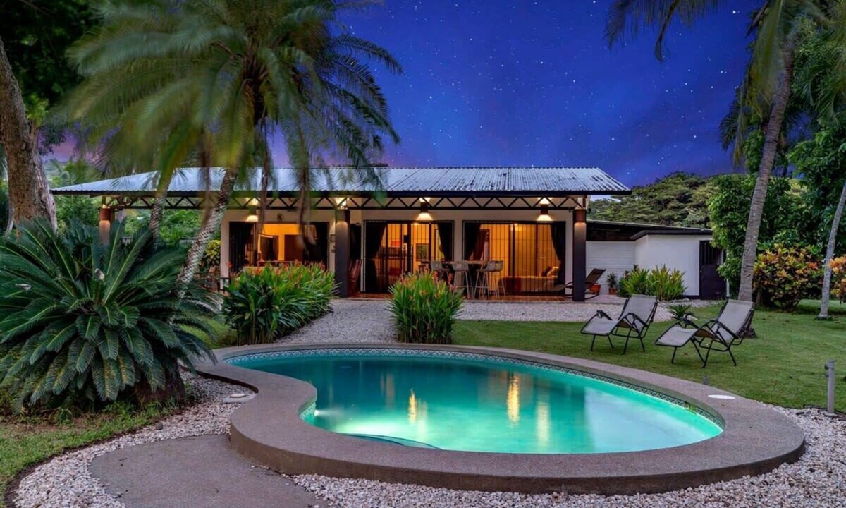 Potrero House | Stunning Gated Property with a Lush Garden, Wrap-Around Terrace & Private Pool