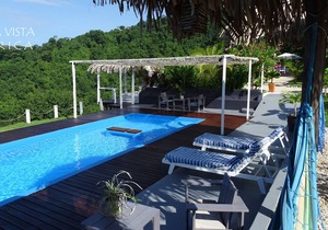 La Colina Pura Vista -B&B- wood cabins on Pacific
