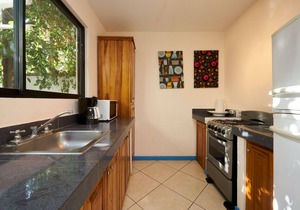 Only 350 meters from Tamarindo beach and downtown. In quiet and safe area.