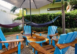 Only 350 meters from Tamarindo beach and downtown. In quiet and safe area.