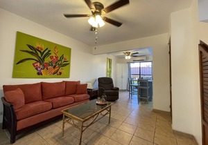 Two Bedroom condo with Great Roof Terrace and walking distance to the beach