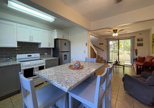 Two Bedroom condo with Great Roof Terrace and walking distance to the beach
