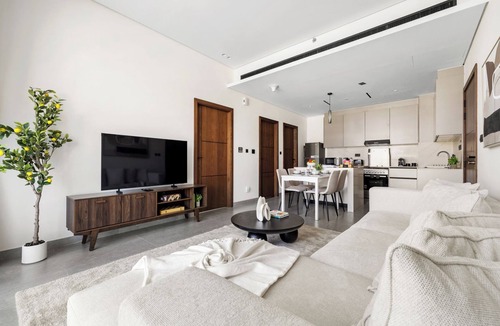 Al Satwa Apartment | 1BR with Huge Balcony Near Burj Al Arab