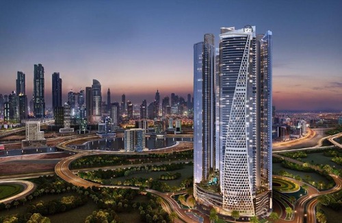 Business Bay Apartment | 2BR Apartment in Paramount Hotel with Burj Khalifa View