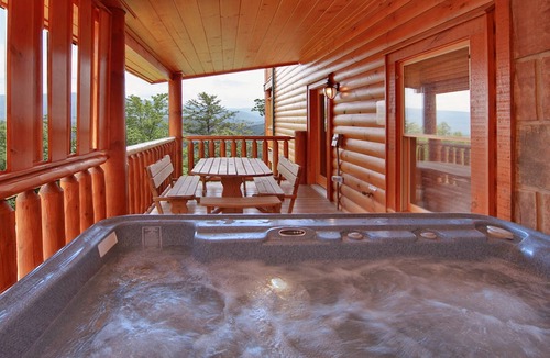 Sevierville Cabin | A+ Views! Near Dollywood, Hot Tub, Games, Resort Pool & Gym Sauna, Pet Friendly