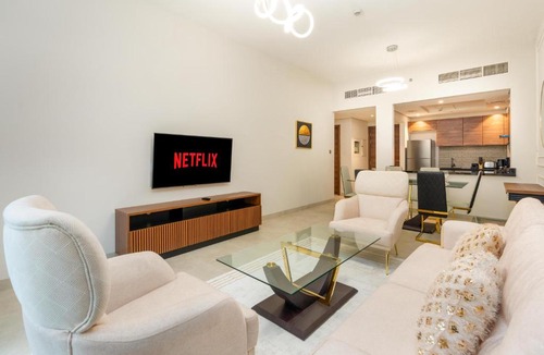 Jumeirah Village Apartment | Ahlan HH - 1BR Haven with Study Room - Eleganz by Danube
