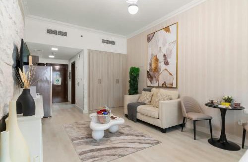 Jumeirah Village Circle Apartment | Airstay - Chic Studio - Next to FIVE Hotel - Monthly Offer Available!