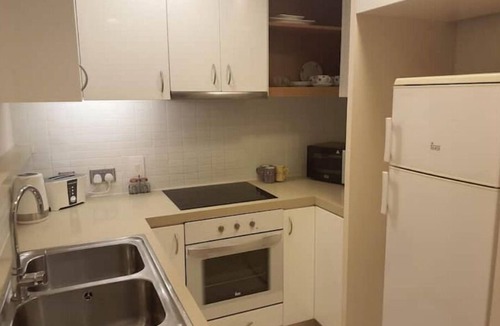 Al Raha Beach Apartment | Beachfront Bliss: Chic 2BR Apartment w Ocean Views