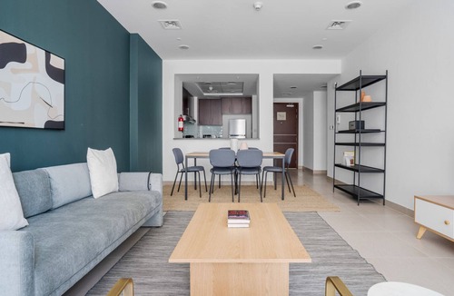 Jadaf Apartment | Blueground | Jaddaf Waterfront, pool, nr Dubai Creek