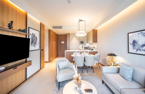 Downtown Dubai Apartment | Burj Khalifa & Fountain Views Skyline Suite at Address Opera