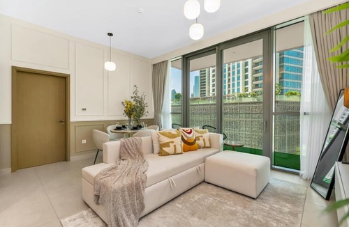 Bur Dubai Apartment | Chic 1BR in Downtown Dubai-Direct access to Dubai Mall