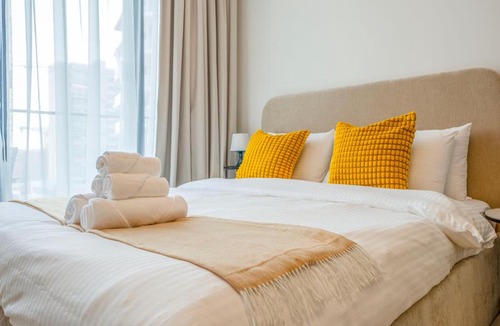 Al Barsha Apartment | Dubai Miracle Garden Modern Luxury Studio Pool, Padel Court & Sauna Arjan