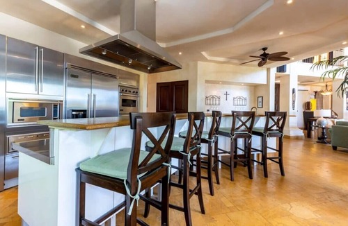 Playa Flamingo House | Elegant Mediterranean-Style Mansion with Beachfront Views and Private Infinity P