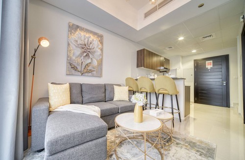 Dubai Ski Chalet | Exquisite 4BR Townhouse at DAMAC Hills 2 Victoria by Deluxe Holiday Homes