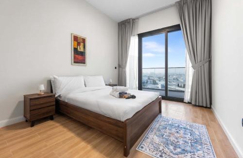 Jebel Ali Apartment | Free housekeeping visits during your stay - StayShort - Jebel Ali Sleeps 2 with a Beautiful Swimming Pool