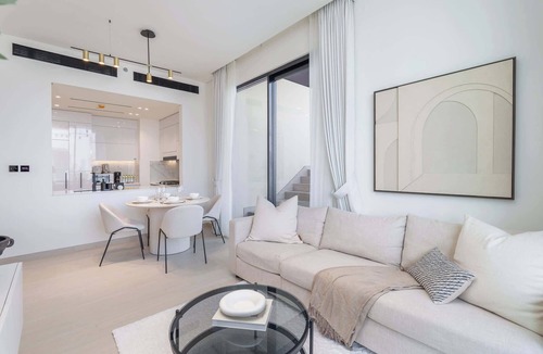Jumeirah Village Circle Apartment | Free housekeeping visits during your stay - StayShort - Luxury 2BR with Private Pool & Skyline Terrace | JVC