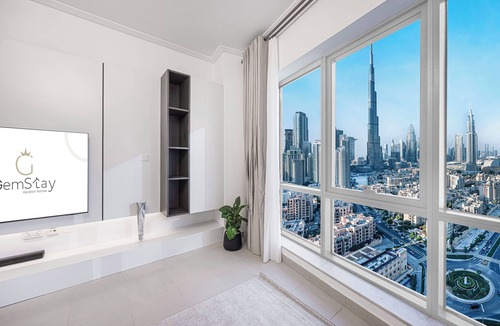 Downtown Dubai Apartment | Full Burj Khalifa Fountain View Near Dubai Mall Down Town