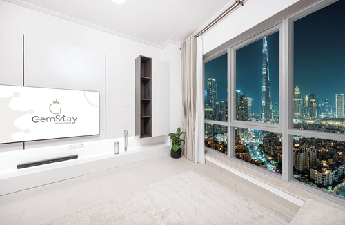 Downtown Dubai Apartment | Full Burj Khalifa Fountain View Near Dubai Mall Down Town