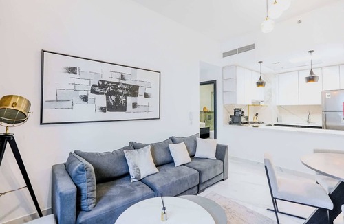 Al Barsha Apartment | Fully Furnished 2BR Retreat with Community View