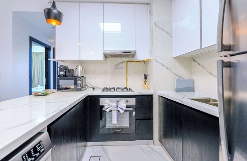 Al Barsha Apartment | Fully Furnished 2BR Retreat with Community View
