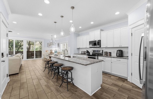 Folly Field House | Gated community, close to beach, heated pool, golf cart available to rent