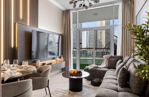 Business Bay Apartment | Gogoto6 2BR Super Premium Canal & Burj Khalifa View