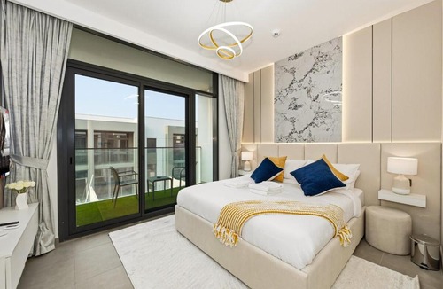 Dubai Apartment | Golden Stays - Stylish 4BR Villa I Garden, Pool & Parking I Global Village