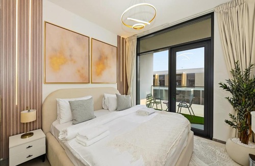 Dubai Apartment | Golden Stays - Stylish 4BR Villa I Garden, Pool & Parking I Global Village
