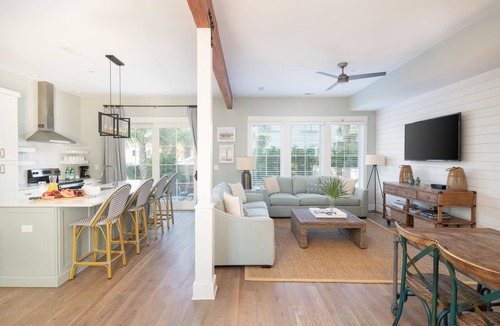Folly Beach House | Heated Pool + Pet Friendly + Walk Everywhere