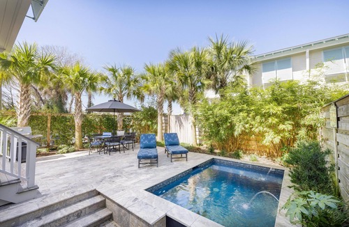 Folly Beach House | Heated Pool + Pet Friendly + Walk Everywhere