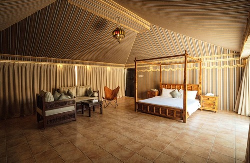 Bidiya Resort | Indulge in desert opulence with our Luxury Pool Tents at Thousand Nights Camp