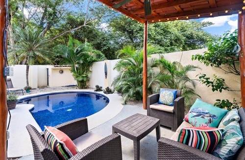 Potrero House | Inviting Home with Colorful Decor and Private Backyard Oasis with a Swimming Poo