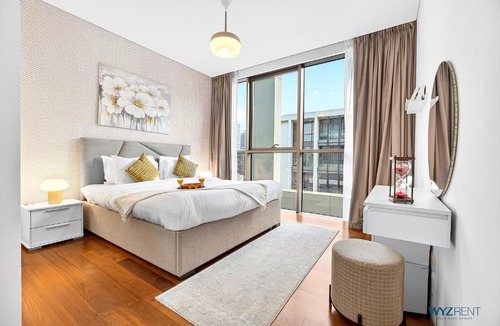 Al Wasl Apartment | Lush 2BR & Maids City Walk with Burj Khalifa View