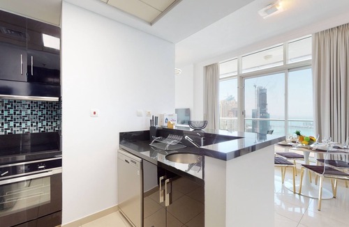 Dubai Marina Apartment | Luxe 1BR | Balcony with Sea Views