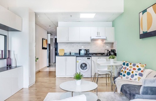 Dubai Sports City Apartment | Luxe Studio with Upgraded Interior in Sports City