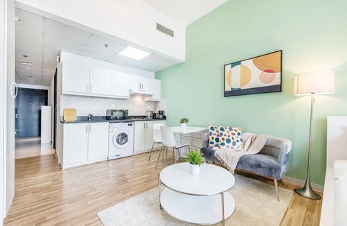 Dubai Sports City Apartment | Luxe Studio with Upgraded Interior in Sports City