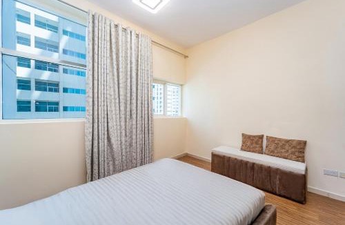 Ajman Apartment | Luxury 2 bedroom next to beach with swimming pool gym and kids play area
