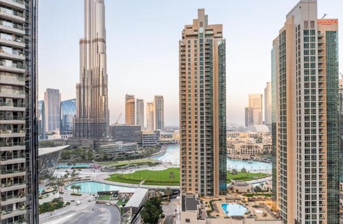 Downtown Dubai Apartment | Luxury 4BR with Hermes Touch & Burj Khalifa View
