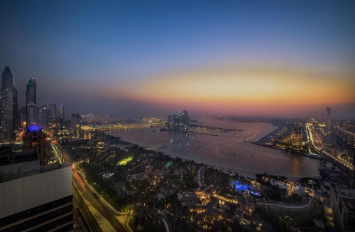 Dubai Media City Apartment | Maison Privee - Chic Coastal Escape with Open Sea Vws on Palm Entry